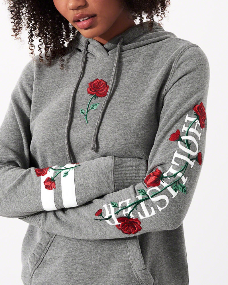 Hollister hoodie rose best sale